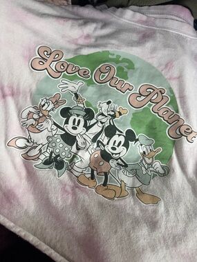 2 Disney Pastel Tie-Dye Tees